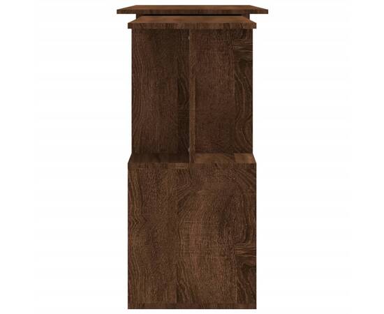 Birou de colț, stejar maro, 200x50x76 cm, lemn prelucrat, 7 image
