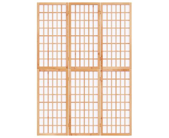 Paravan pliabil de cameră, 3 panouri, 120x170 cm, stil japonez, 3 image