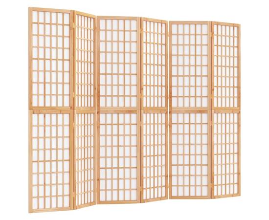 Paravan pliabil de cameră, 6 panouri, 240x170 cm, stil japonez, 2 image