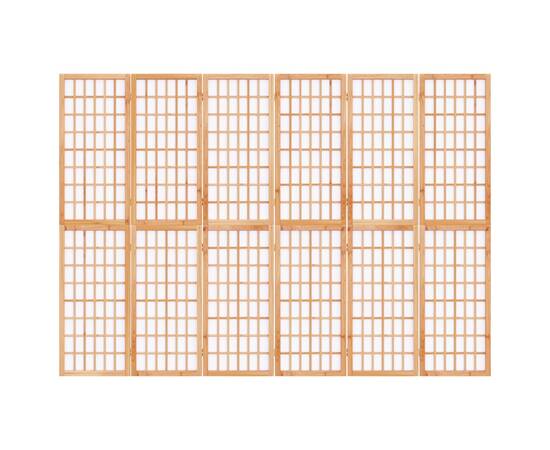 Paravan pliabil de cameră, 6 panouri, 240x170 cm, stil japonez, 3 image