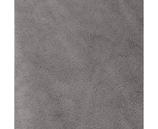 Pătură grea cu husă, gri, 120x180 cm, 5 kg, textil, 5 image