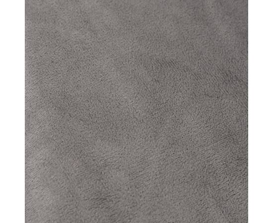 Pătură grea cu husă, gri, 155x220 cm, 7 kg, textil, 5 image