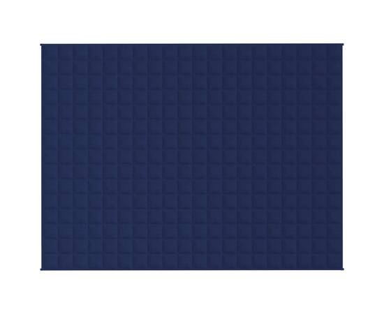 Pătură grea, albastru, 152x203 cm, 11 kg, textil, 2 image