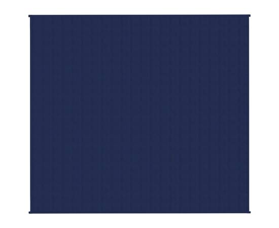 Pătură grea, albastru, 200x220 cm, 13 kg, textil, 2 image