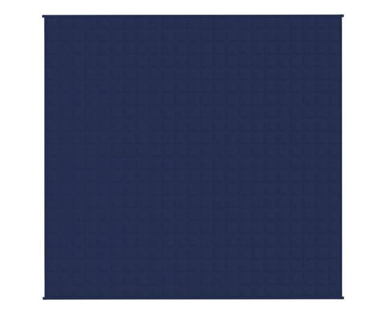 Pătură grea, albastru, 220x240 cm, 11 kg, material textil, 2 image