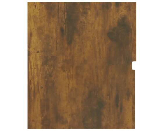 Set mobilier de baie, 2 piese, stejar fumuriu, lemn prelucrat, 10 image