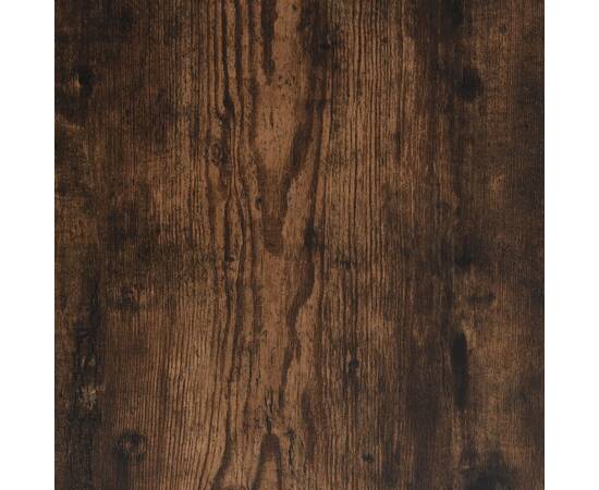 Masă laterală, stejar fumuriu, 50x26x50 cm, lemn compozit, 6 image
