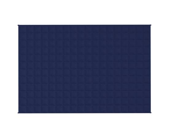 Pătură anti-stres, albastru, 122x183 cm, 5 kg, material textil, 2 image