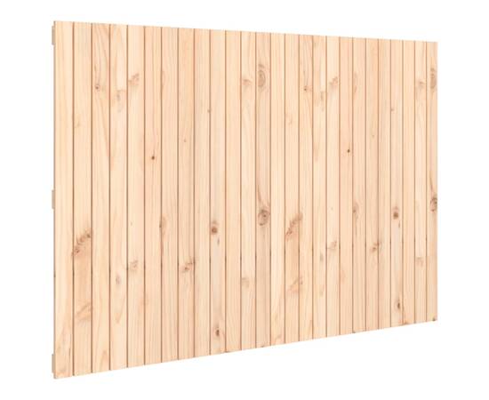 Tăblie de pat pentru perete, 166x3x110 cm, lemn masiv de pin, 2 image