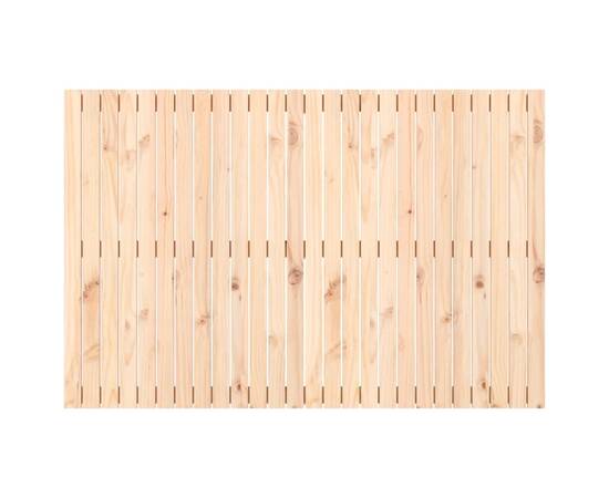 Tăblie de pat pentru perete, 166x3x110 cm, lemn masiv de pin, 4 image
