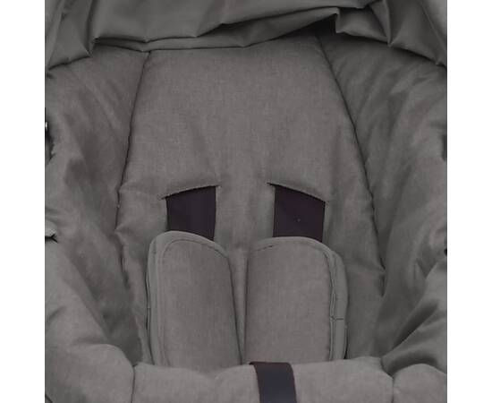 Scaun auto pentru copii, gri deschis, 42x65x57 cm, 3 image