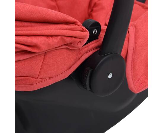 Scaun auto pentru copii, roșu, 42x65x57 cm, 8 image
