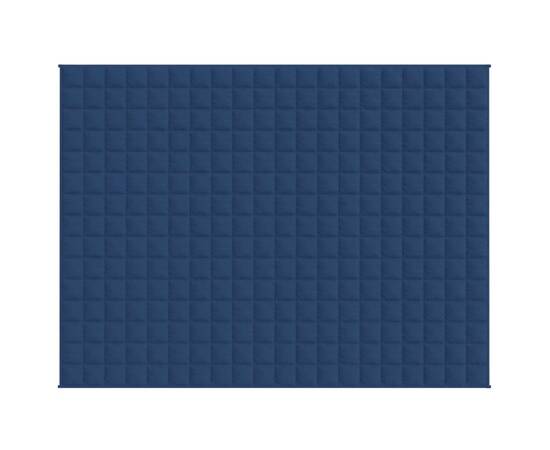 Pătură grea, albastru, 152x203 cm, 7 kg, material textil, 2 image