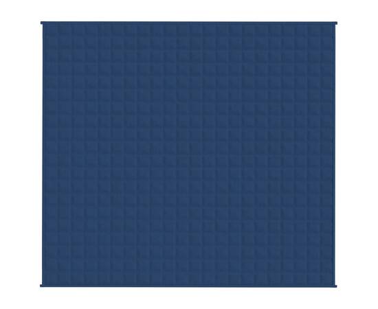 Pătură grea, albastru, 200x220 cm, 9 kg, material textil, 2 image