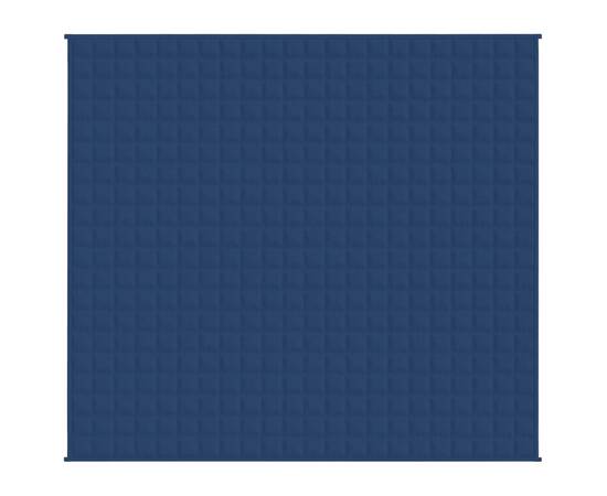Pătură grea, albastru, 220x230 cm, 11 kg, material textil, 2 image