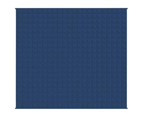 Pătură grea, albastru, 220x240 cm, 15 kg, material textil, 2 image