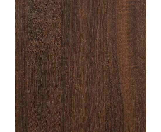 Birou cu sertare, stejar maro, 102x50x76 cm, lemn prelucrat, 10 image