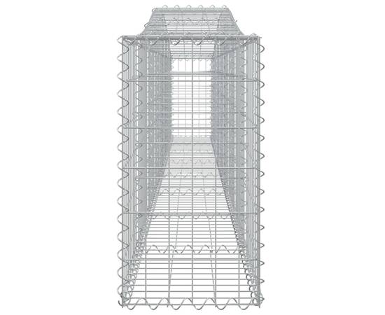 Coș gabion arcuit 400x30x60/80 cm fier galvanizat, 4 image