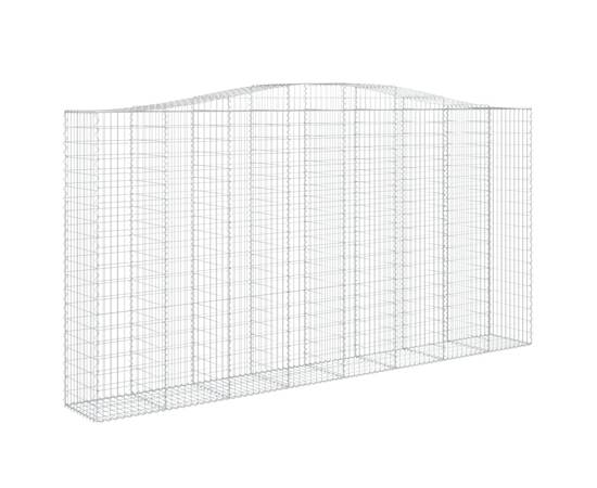 Coș gabion arcuit 400x50x200/220 cm fier galvanizat, 2 image