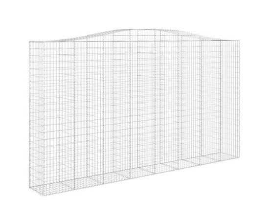 Coș gabion arcuit 400x50x220/240 cm fier galvanizat, 2 image