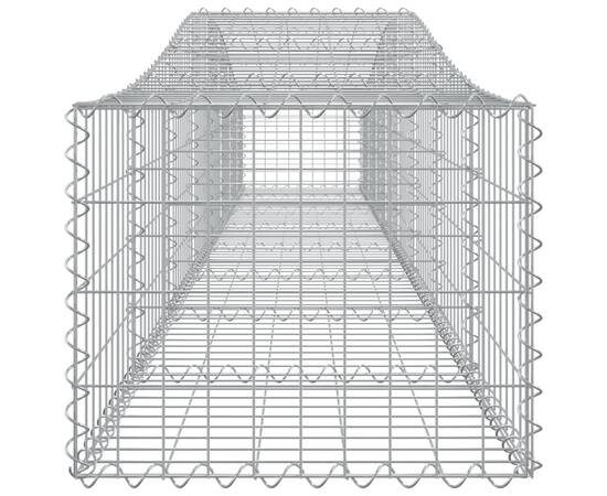 Coș gabion arcuit 400x50x40/60 cm fier galvanizat, 4 image