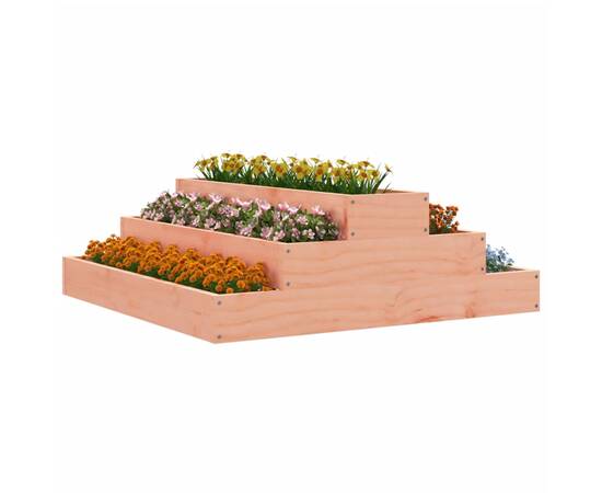 Jardinieră, 80x80x27 cm, lemn masiv douglas, 3 image