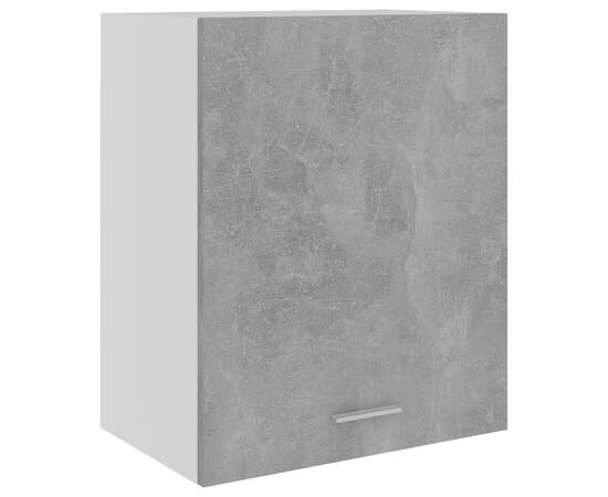 Dulapuri suspendate, 2 buc., gri beton, 50x31x60 cm, pal, 7 image