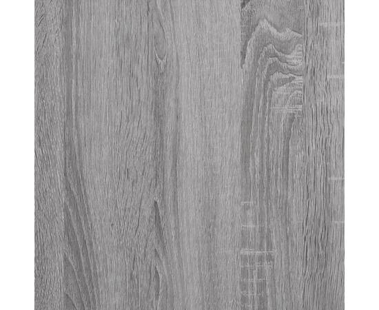Măsuță laterală, gri sonoma, 40x30x75 cm, lemn prelucrat, 9 image
