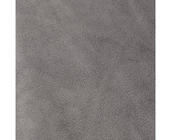Pătură grea cu husă, gri, 200x220 cm, 13 kg, material textil, 4 image