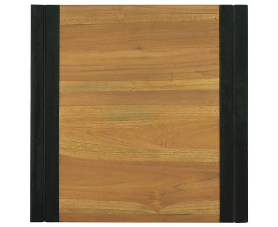 Dulap de baie suspendat, 45x45x35 cm, lemn masiv de tec, 4 image