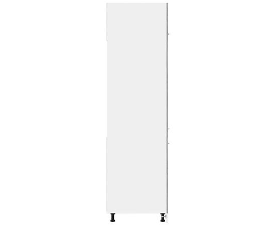 Dulap de frigider, gri sonoma, 60x57x207 cm, lemn prelucrat, 5 image
