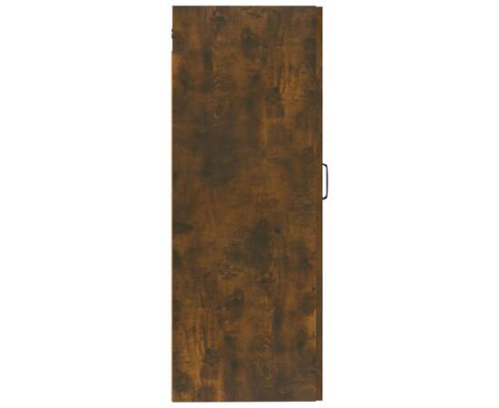 Dulap suspendat, stejar fumuriu, 35x34x90 cm, lemn prelucrat, 6 image