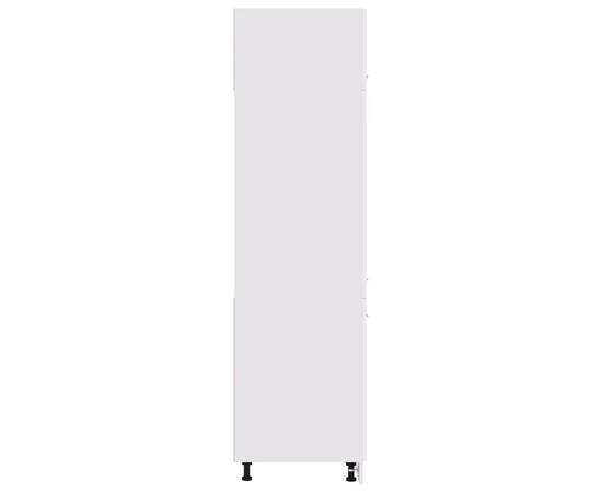 Dulap pentru frigider, alb, 60 x 57 x 207 cm, pal, 6 image