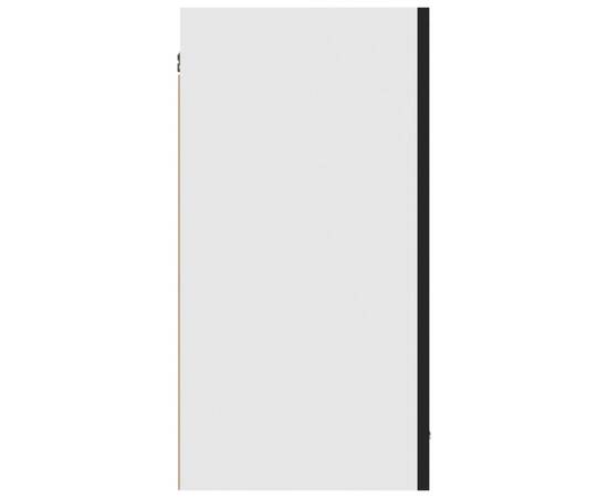 Dulap suspendat, negru, 80 x 31 x 60 cm, pal, 7 image