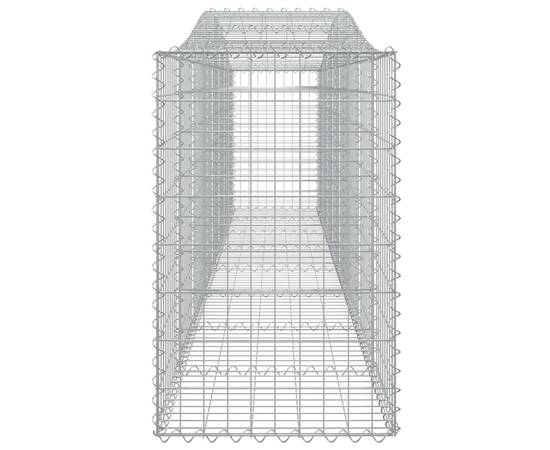 Coșuri gabion arcuite 3 buc, 400x50x80/100 cm, fier galvanizat, 5 image