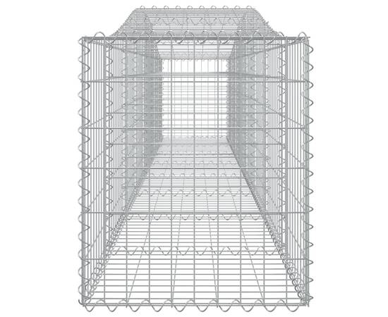 Coșuri gabion arcuite 5 buc, 400x50x60/80 cm, fier galvanizat, 5 image