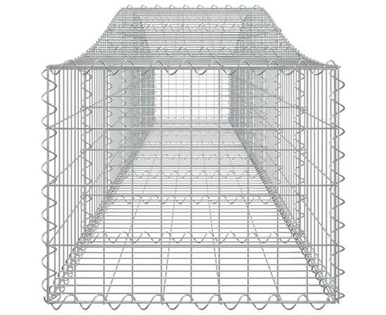 Coșuri gabion arcuite 6 buc, 400x50x40/60 cm, fier galvanizat, 5 image