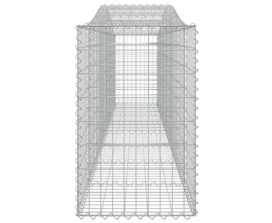 Coșuri gabion arcuite 6 buc, 400x50x80/100 cm, fier galvanizat, 5 image