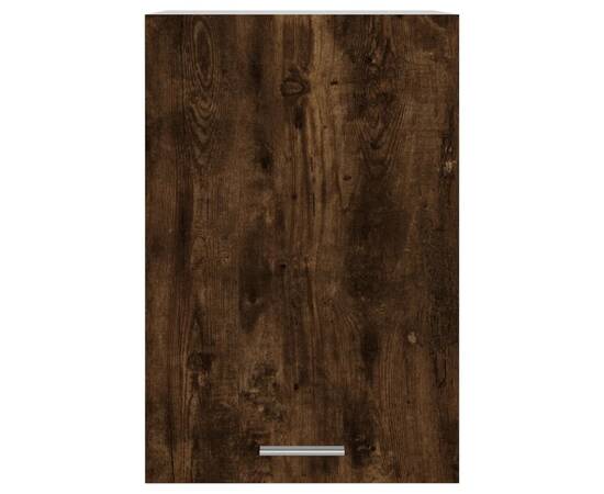 Dulap suspendat, stejar fumuriu, 39,5x31x60 cm, lemn prelucrat, 5 image