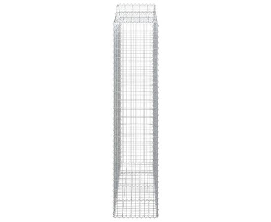 Coșuri gabion arcuite, 10 buc 200x50x220/240cm, fier galvanizat, 5 image