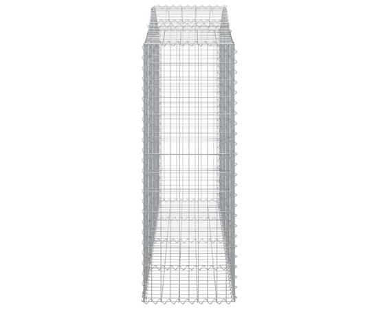 Coșuri gabion arcuite 11 buc, 200x50x140/160cm, fier galvanizat, 5 image