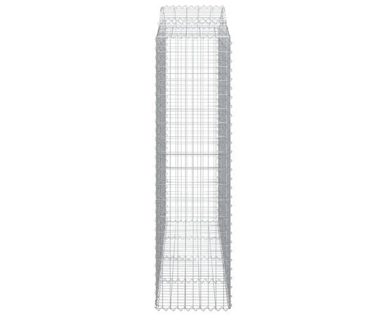 Coșuri gabion arcuite 11 buc, 200x50x180/200cm, fier galvanizat, 5 image