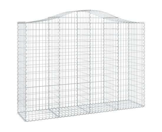 Coșuri gabion arcuite 12 buc, 200x50x140/160cm, fier galvanizat, 3 image