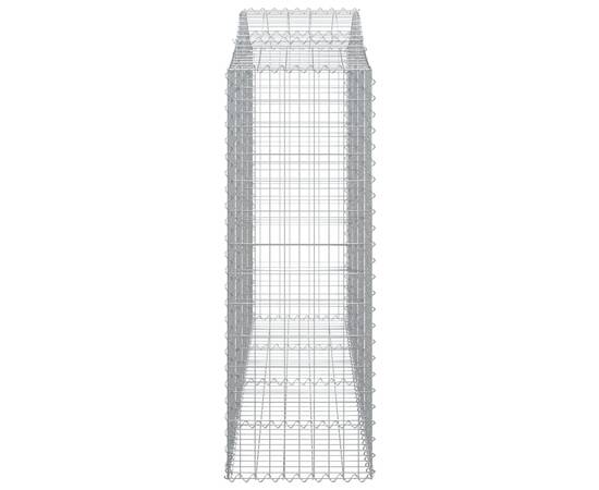 Coșuri gabion arcuite 12 buc, 200x50x140/160cm, fier galvanizat, 5 image