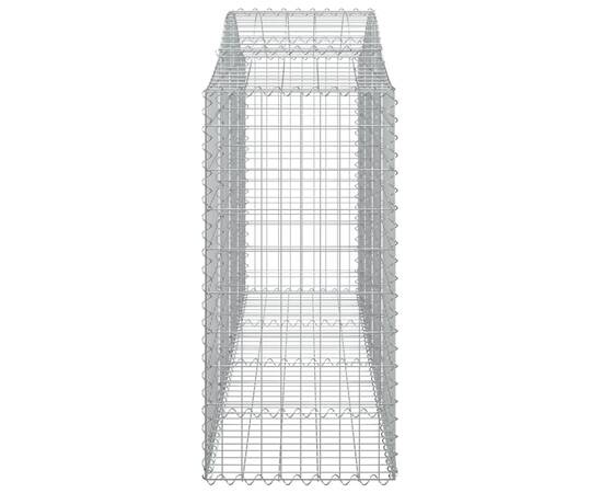 Coșuri gabion arcuite 14 buc, 200x50x120/140 cm,fier galvanizat, 5 image