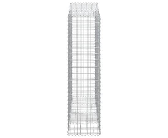 Coșuri gabion arcuite 18 buc, 200x50x180/200cm, fier galvanizat, 5 image