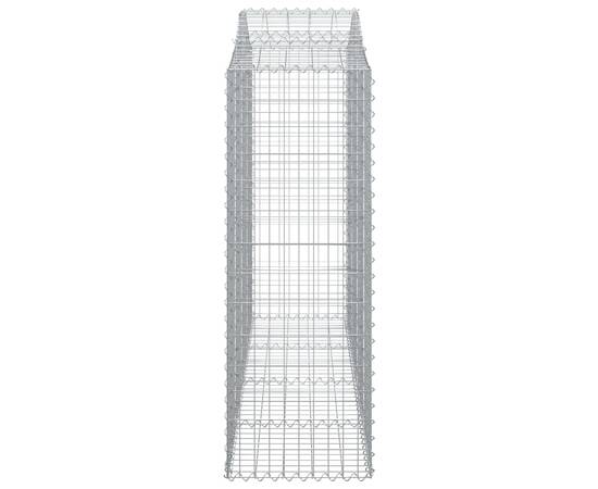 Coșuri gabion arcuite 6 buc, 200x50x140/160 cm, fier galvanizat, 5 image