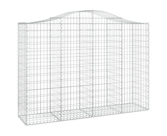 Coșuri gabion arcuite 7 buc, 200x50x140/160 cm, fier galvanizat, 3 image