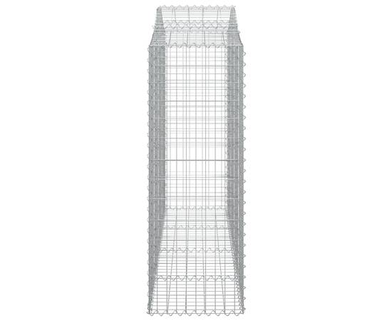 Coșuri gabion arcuite 8 buc, 200x50x140/160 cm, fier galvanizat, 5 image