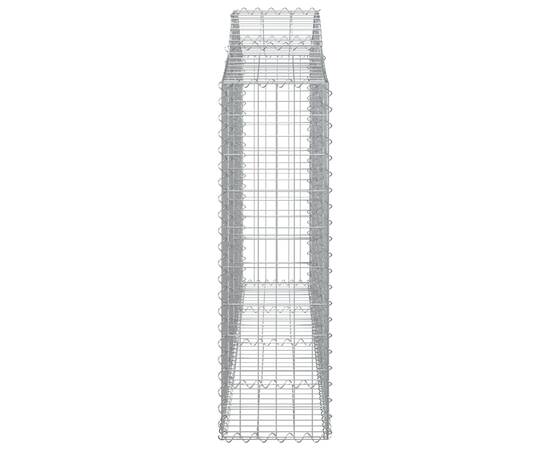 Coșuri gabion arcuite 14 buc, 200x30x100/120 cm fier galvanizat, 5 image